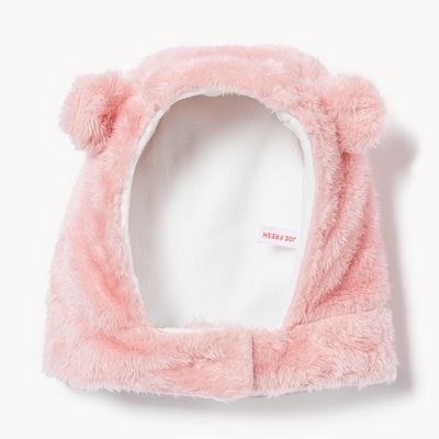 Baby Girls' Fleece Face Cover - Pink