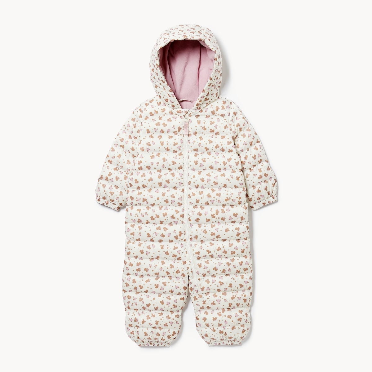 Baby Printed Snowsuit - Off White
