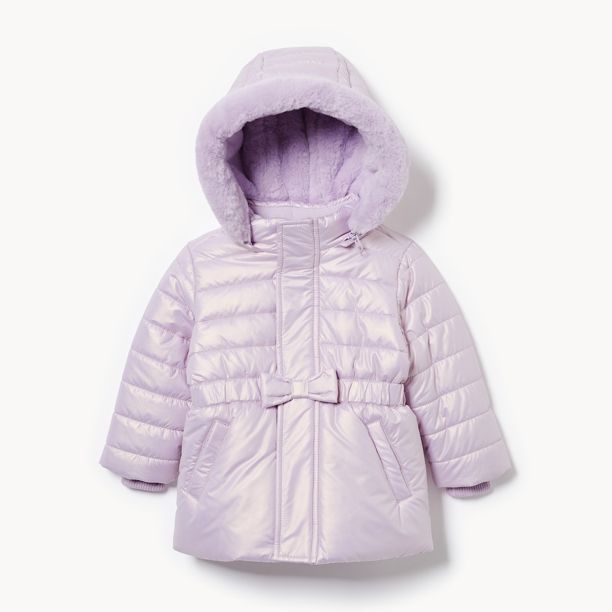 Veste matelasse nacre pour bbs filles