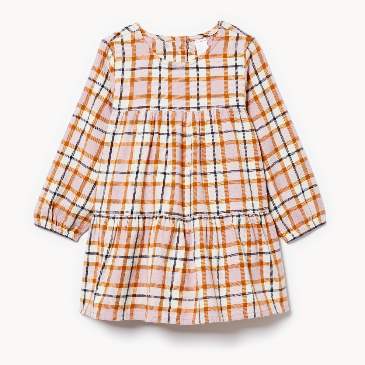 Baby Girls' Flannel Tiered Dress