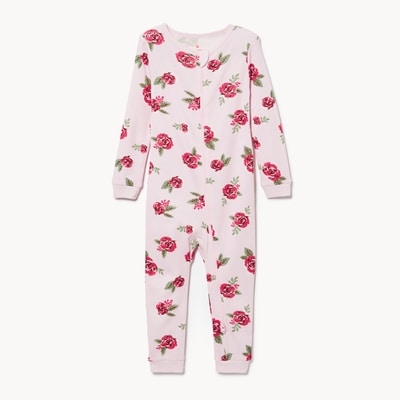 Baby Girls' Double-Zip Sleeper - Pink