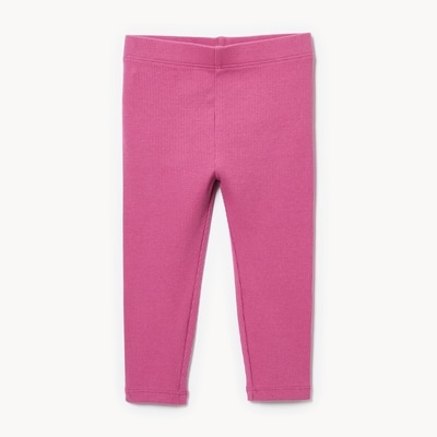 Legging côtelé pour bébés filles - Fuchsia