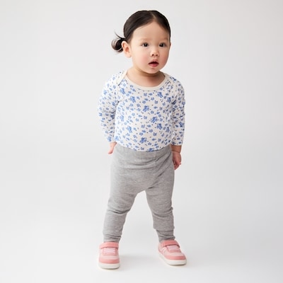 Cache-couche imprimé pour bébés filles - Blanc Cassé