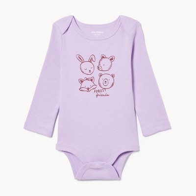 Cache-couche imprimé pour bébés filles - Lilas