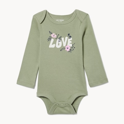 Cache-couche imprimé pour bébés filles - VERT POUSSIEREUX