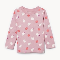 Joe Fresh Baby Girls' Printed Ribbed Long Sleeve Top 1 ea, $8.00/1ea