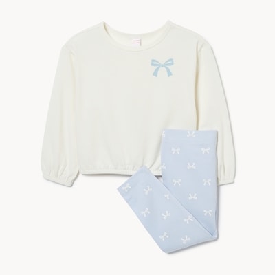 Baby Girls' 2-Piece Legging Set - Off White