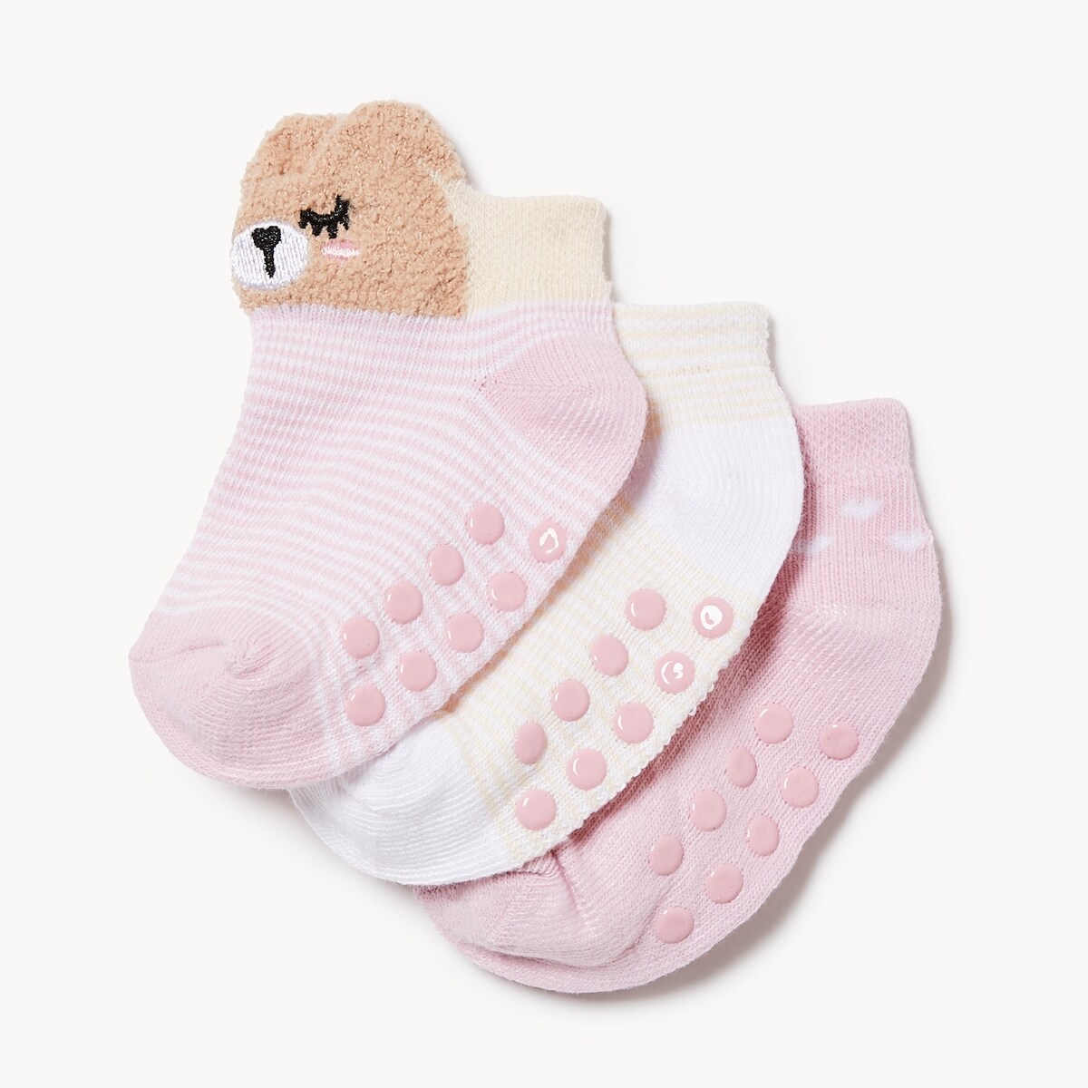 Baby Girls' 3-Pack Low-Cut Socks