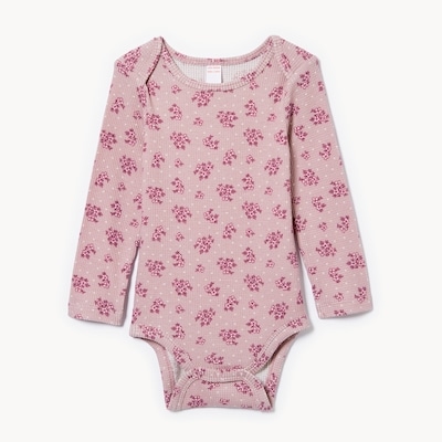 Baby Girls' Waffle Bodysuit - Open Violet