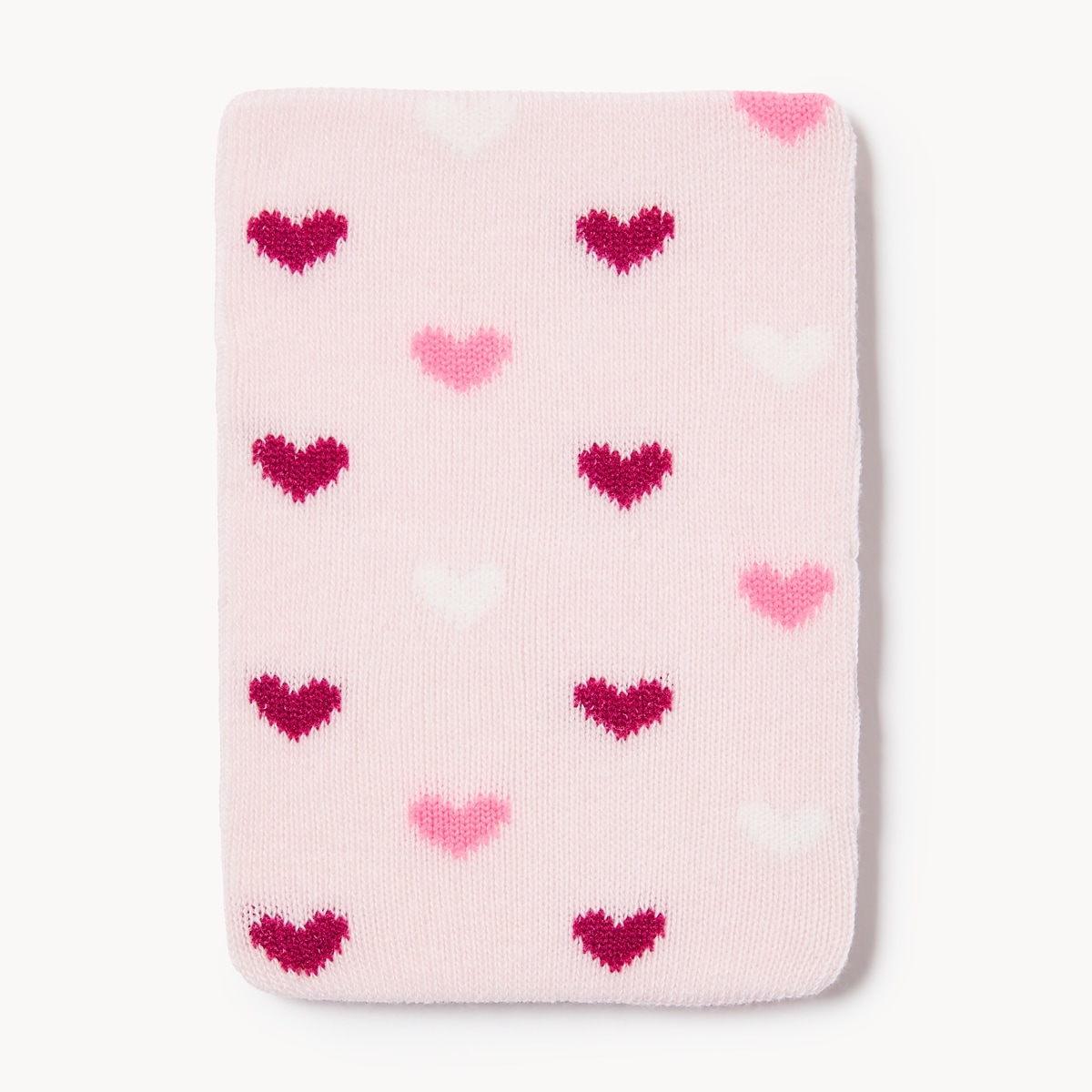 Baby Girls' Cotton Heart Tights - Pink