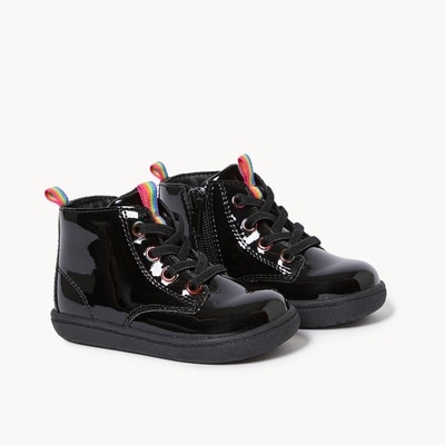 Baby Girls' Combat Boots - Black