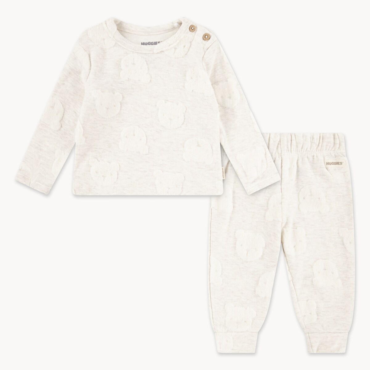 Baby Girls' Huggies Pant Set - Light Sand