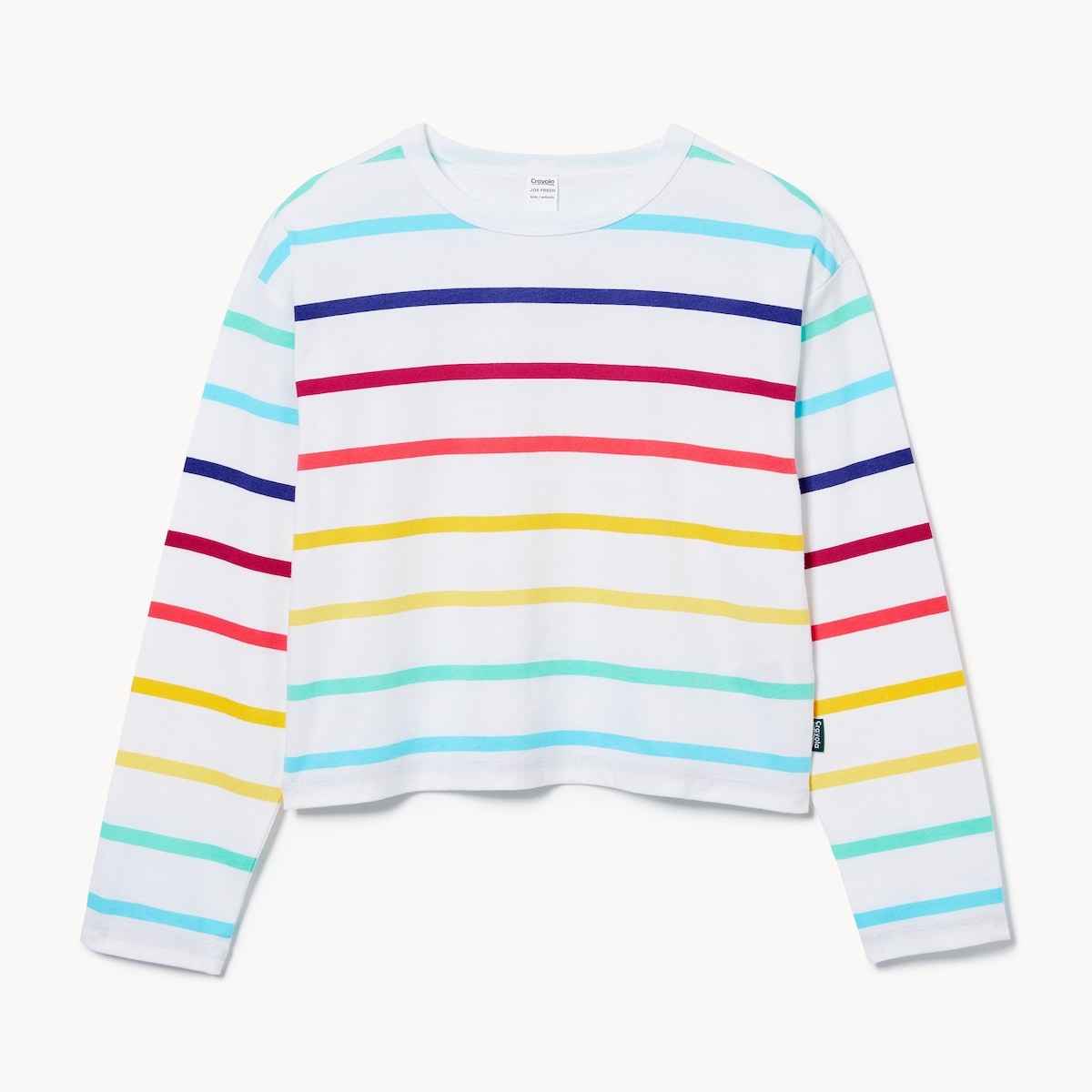 Kids' Crayola Striped Long Sleeve
