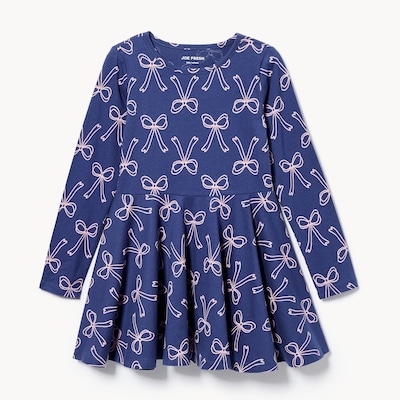 Robe en tricot imprime pour filles