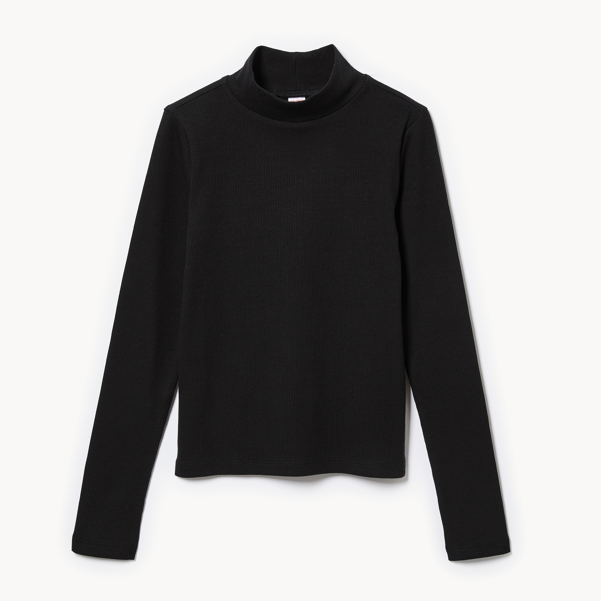 Kid Girls' Mock Neck Long Sleeve Top in JF Black from Joe Fresh