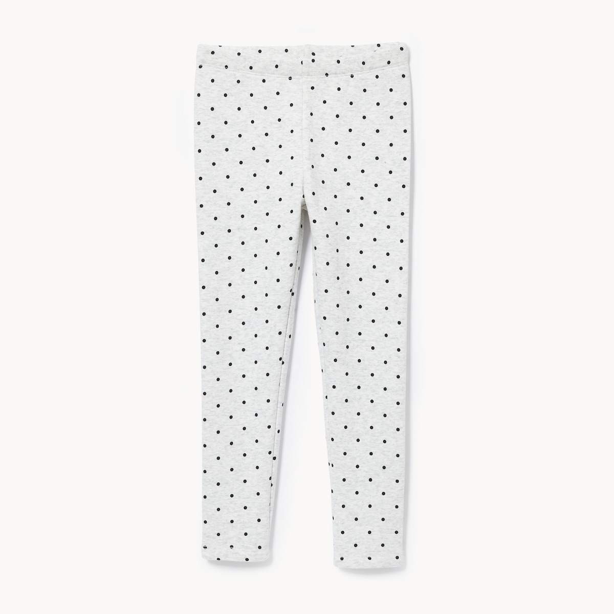 Kid Girls' Printed Fuzzy Legging - Pale Grey