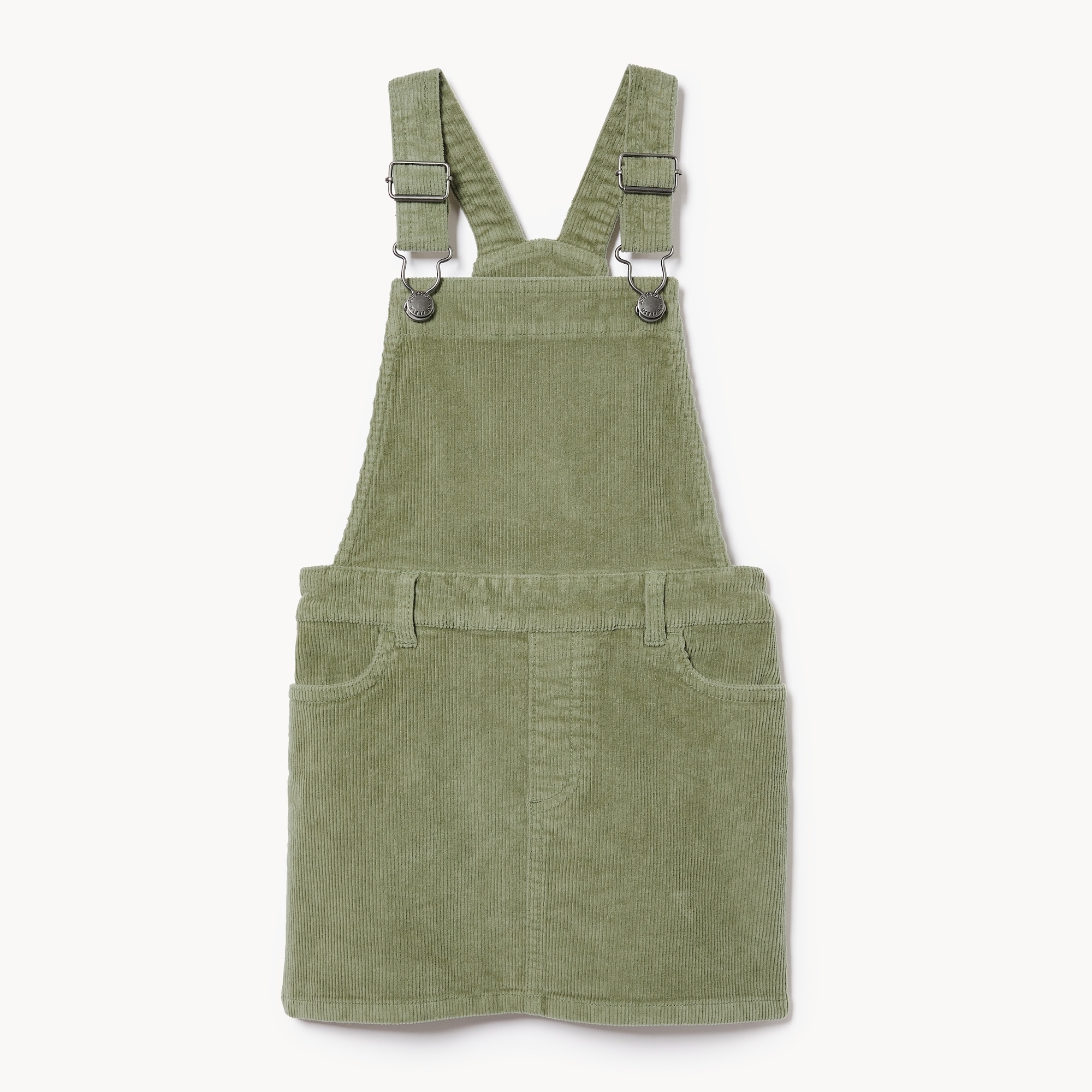 Kid Girls' Corduroy Pinafore in Dusty Green from Joe Fresh