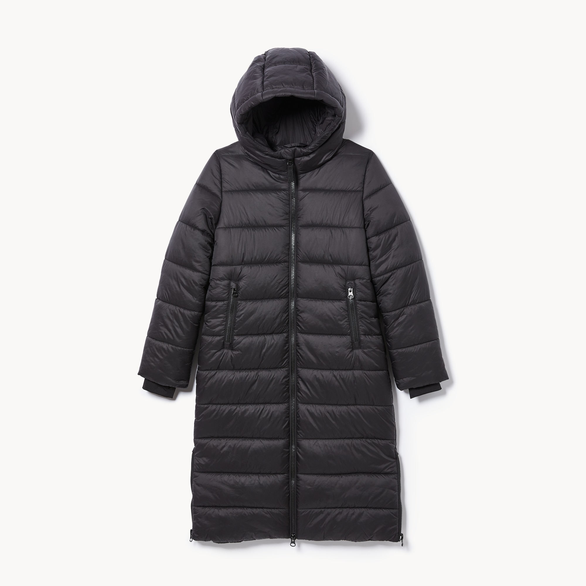 Kid Girls' Extra Long Puffer in JF Black from Joe Fresh