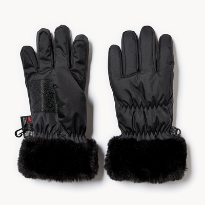 Joe Fresh Kid Girls' Faux Fur Trim Ski Gloves 1 ea, $14.00/1ea