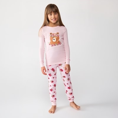 Ens. pyjama imprim pour filles