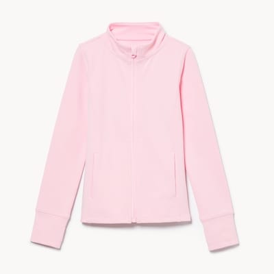 Kid Girls' Active Yoga Jacket - Light Pink