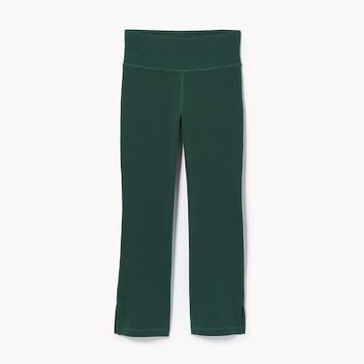 Legging sport évasé pour filles - Vert Foncé
