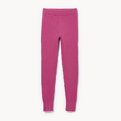 Legging en tricot pour filles - Magenta