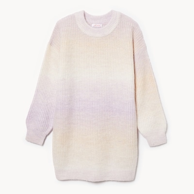 Robe-chandail ombrée pour filles - Lilas