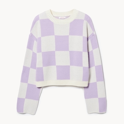 Joe Fresh Chandail en tricot imprimé à col ras du cou, fille 1 ea, 24,00 $/1ch