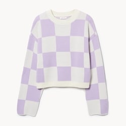 Joe Fresh Chandail en tricot imprimé à col ras du cou, fille 1 ea, 24,00 $/1ch