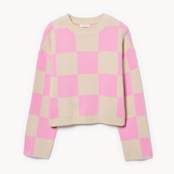 Joe Fresh Chandail en tricot imprimé à col ras du cou, fille 1 ea, 24,00 $/1ch