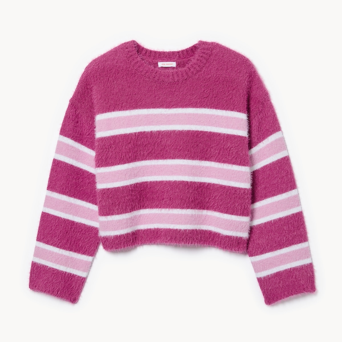 Joe Fresh Kid Girls' Fuzzy Stripe Sweater 1 ea, $24.00/1ea