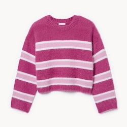 Joe Fresh Kid Girls' Fuzzy Stripe Sweater 1 ea, $24.00/1ea