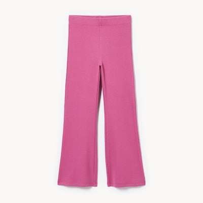 Pantalon à jambe évasée pour filles - Fuchsia