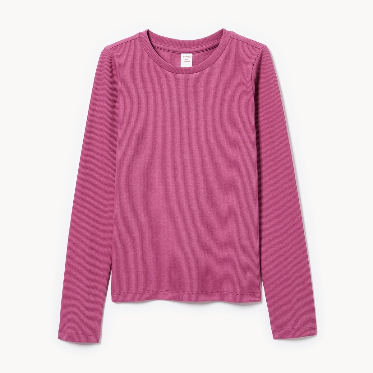 Kid Girls' Ribbed Long Sleeve Top