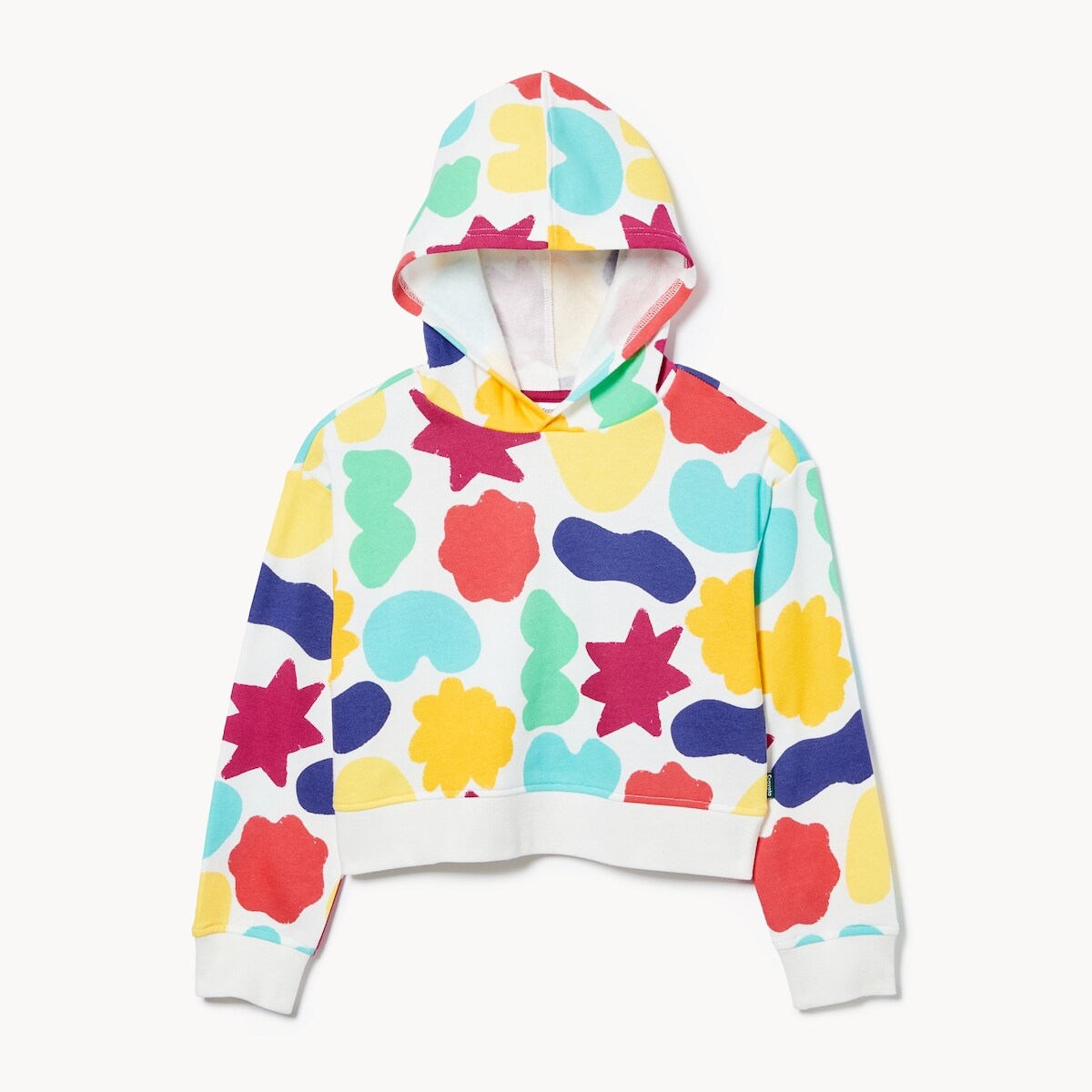 Haut  capuchon imprim Crayola pour enfants - Blanc Cass