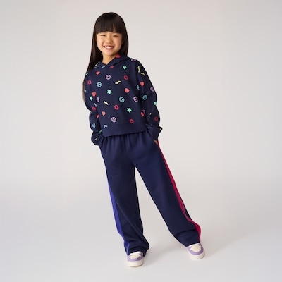 Kids' Crayola Printed Hoodie - Dark Navy