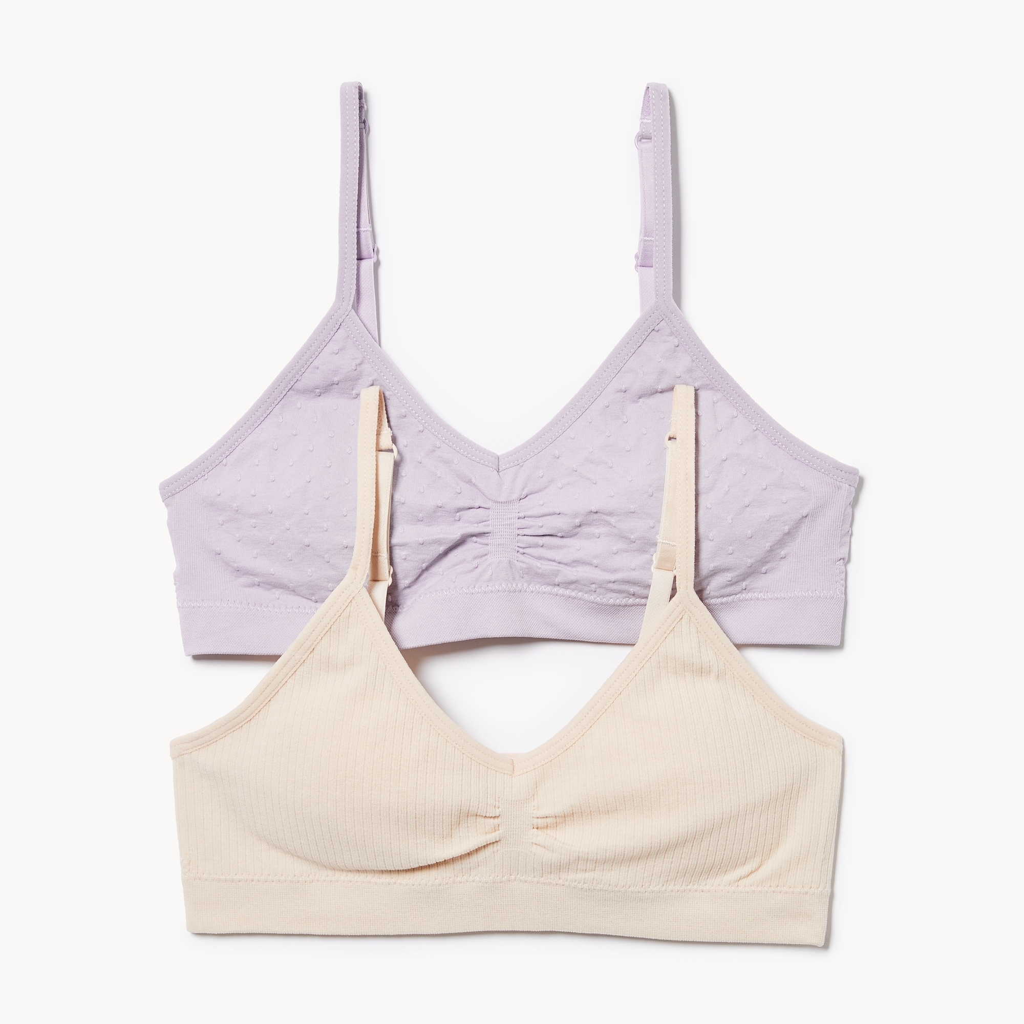 Kid Girls' 2-Pack Seamless Bralette