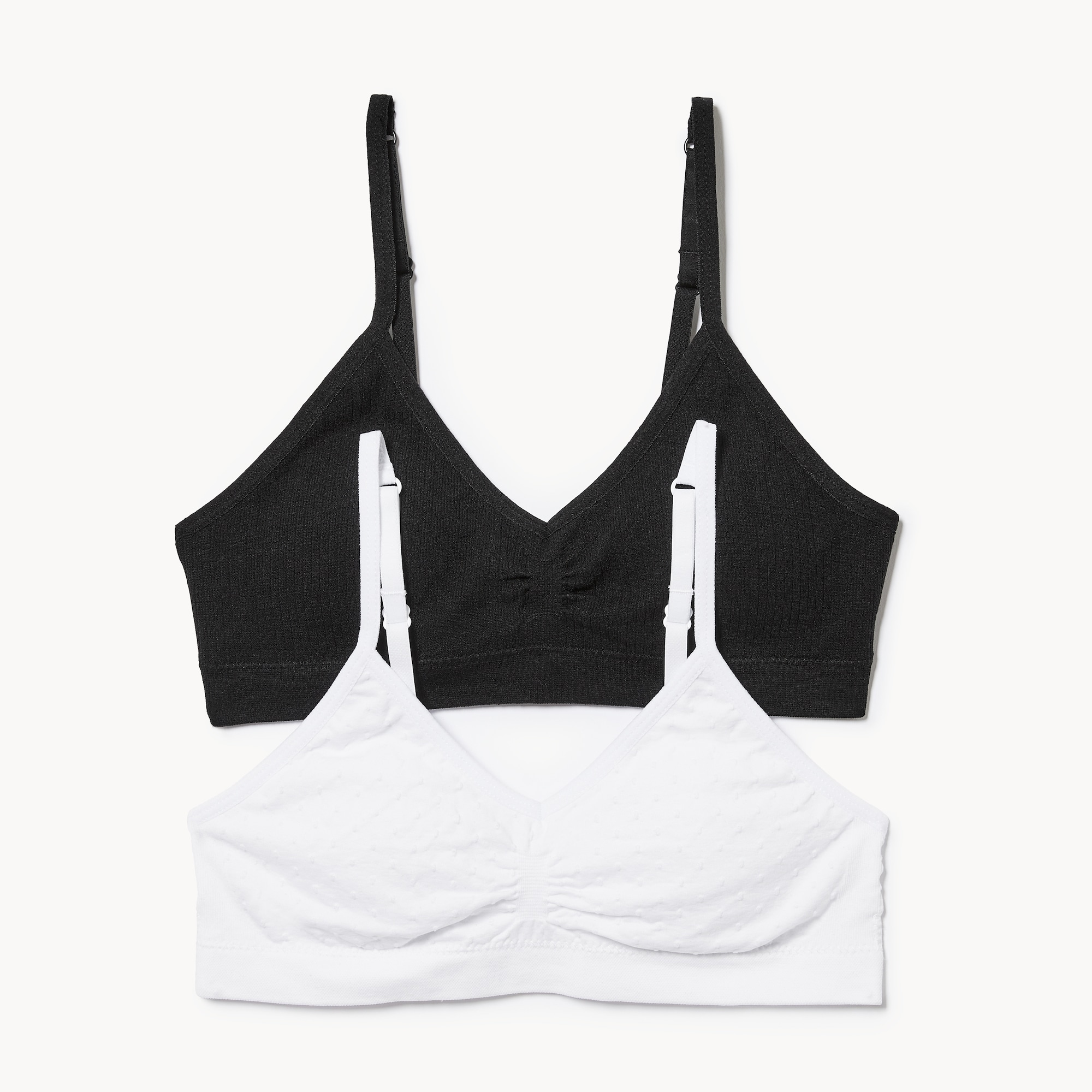 Ens. 2 bustiers sans couture pour filles