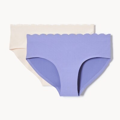 Ens. 2culottes  taille basse invisibles