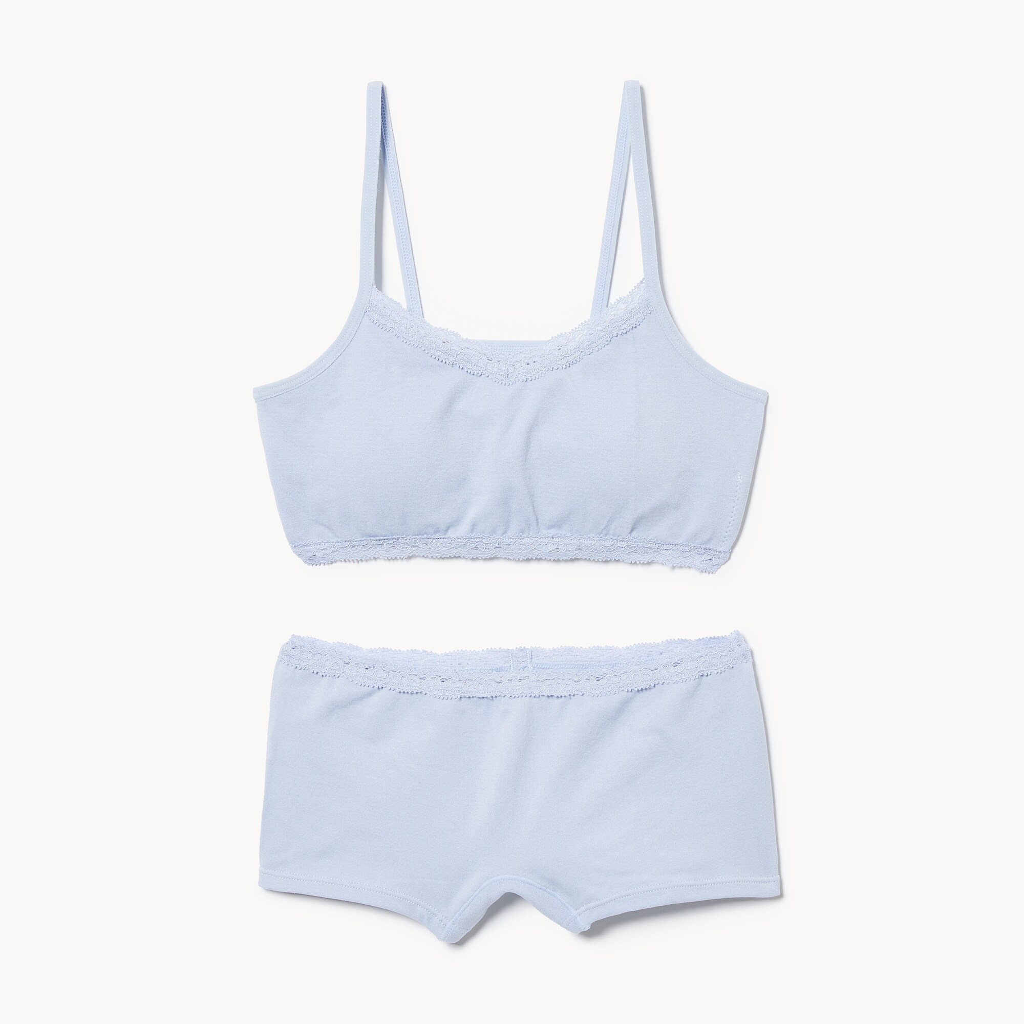 Kid Girls' 2-Piece Seamless Lace Bralette Set