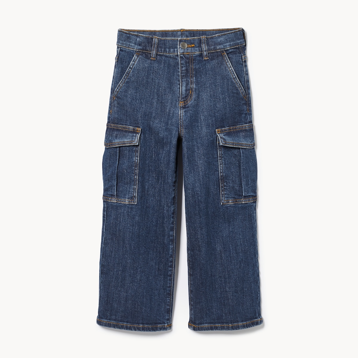 Jean cargo pour fille pradolescente - Marine
