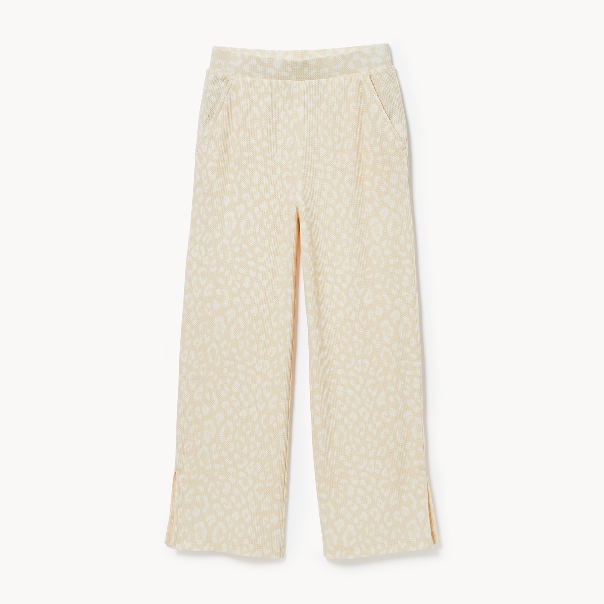 Pantalon imprim en tissu gaufr pour filles