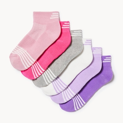 Joe Fresh Kid Girls' 6-Pack Anklets 1 ea, $12.00/1ea