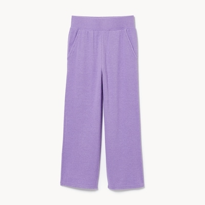 Kid Girls' Active Hacci Pant - Bright Purple
