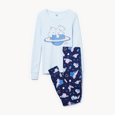 Ensemble pyjama Bisounours de 2 pièces, filles - Marine