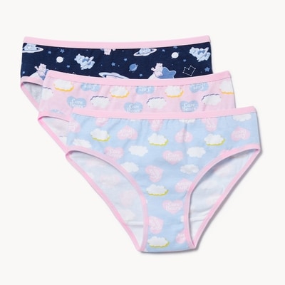 Kid Girls' 3-Pack Care Bears Bikini - Pink