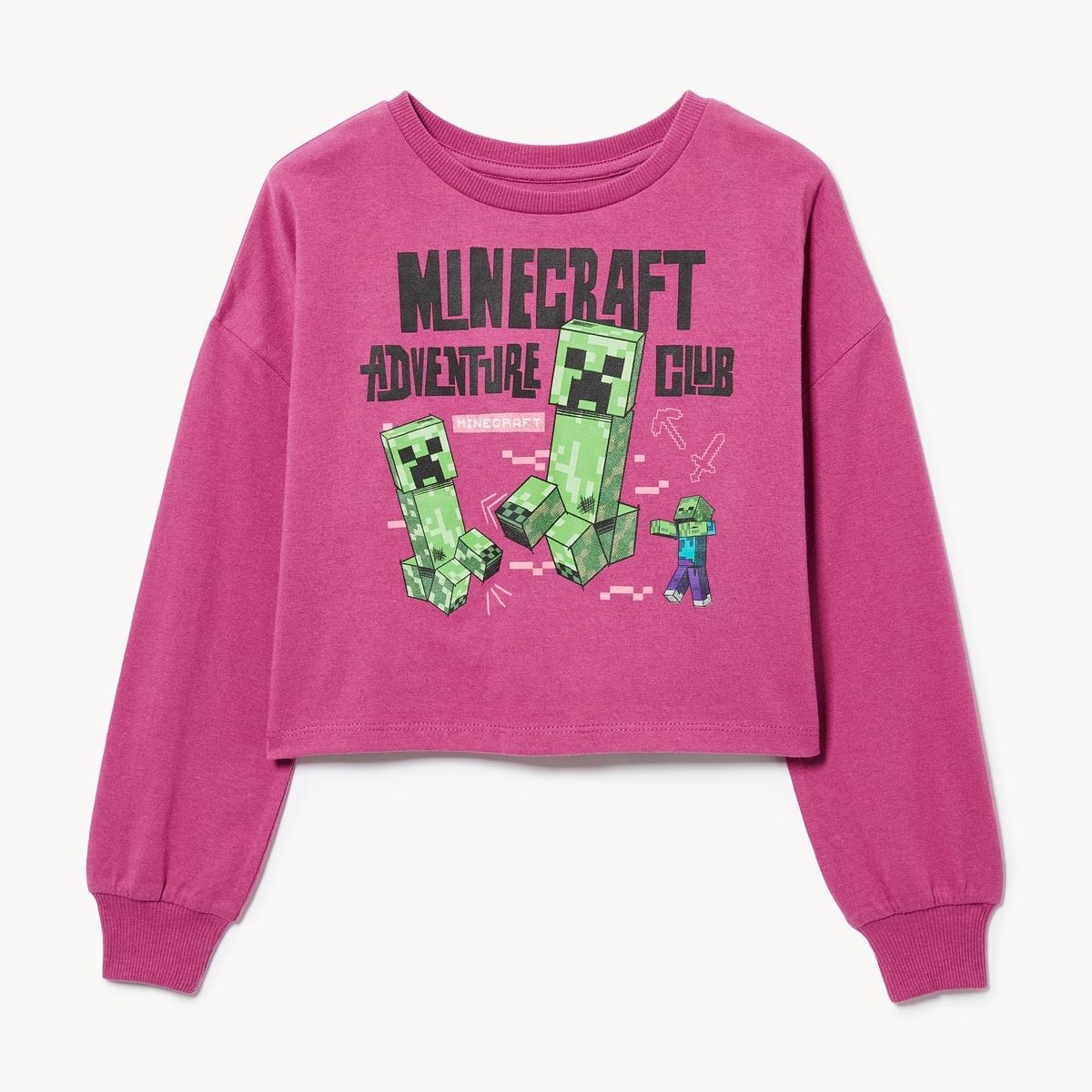 Joe Fresh Haut à manches longues Minecraft pour filles 1 ea, 19,00 $/1ch