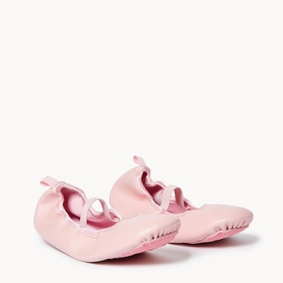 Kid Girls' Elastic Strap Ballet Flats - Pink