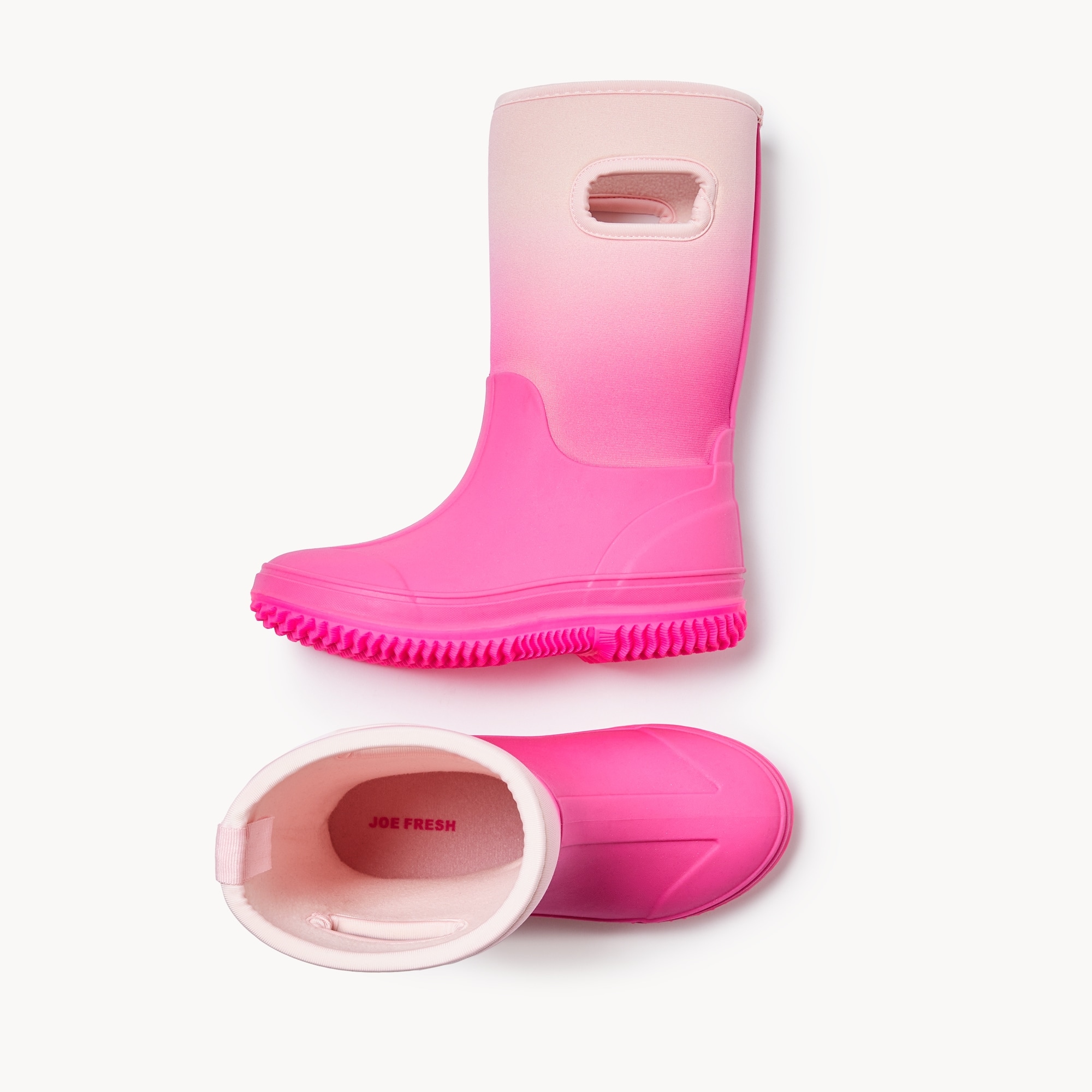 Kid Girls' Neoprene Rain Boots in Pink from Joe Fresh